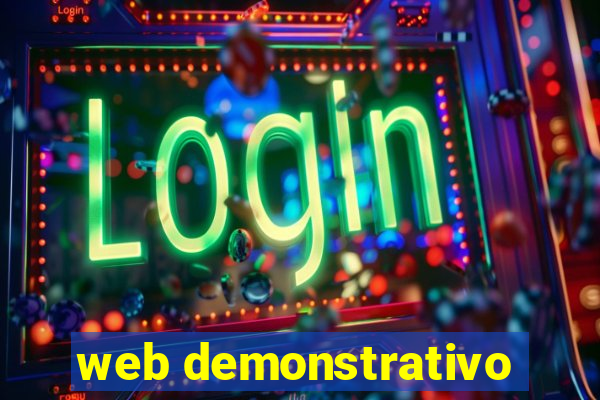 web demonstrativo